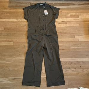 Everlane Organic Cotton Jumpsuit - Size M - Green - NWT